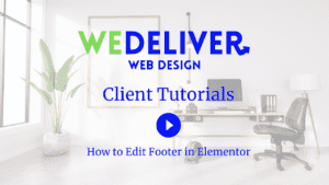 How to Edit Footer in Elementor