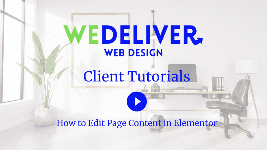 How to Edit Page Content in Elementor