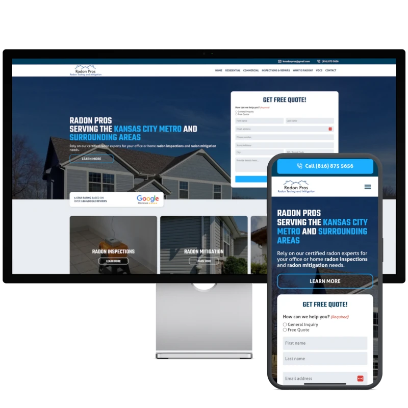 Radon Pros Website